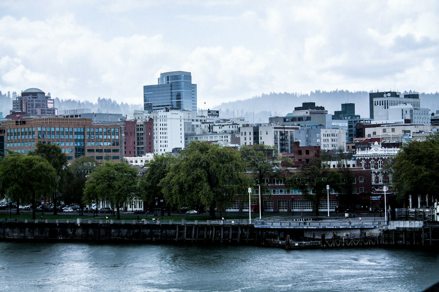Downtown Portland from the Eastbank Esplanade